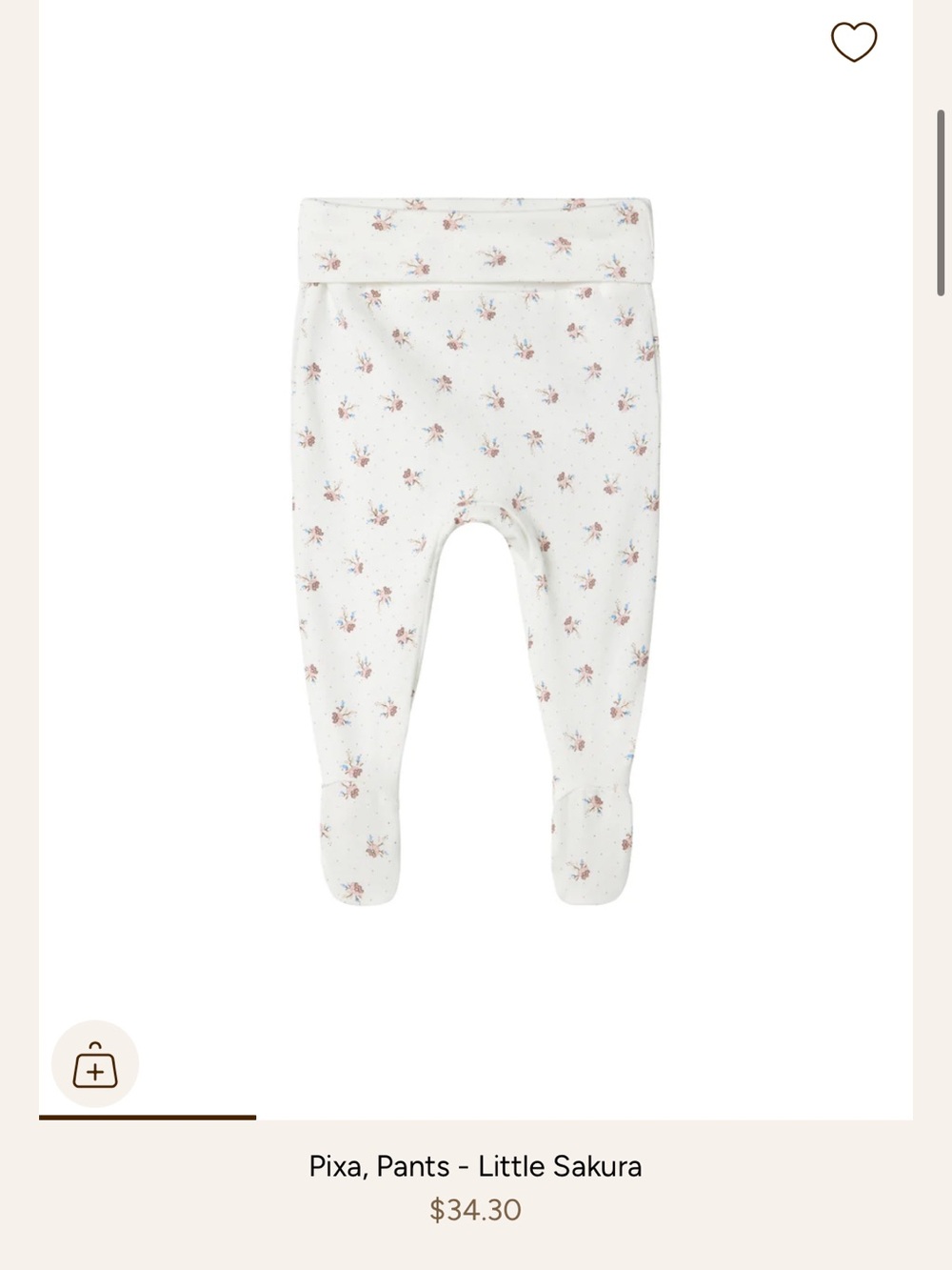Marmar Copenhagen Newborn Baby Girl Pants - Little Sakura